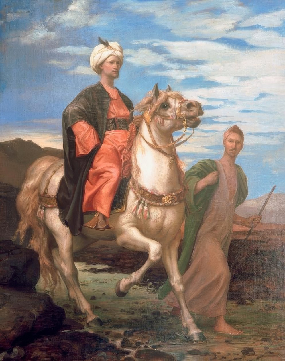 Jazda orientalnym księciem autorstwa Alfred Dedreux