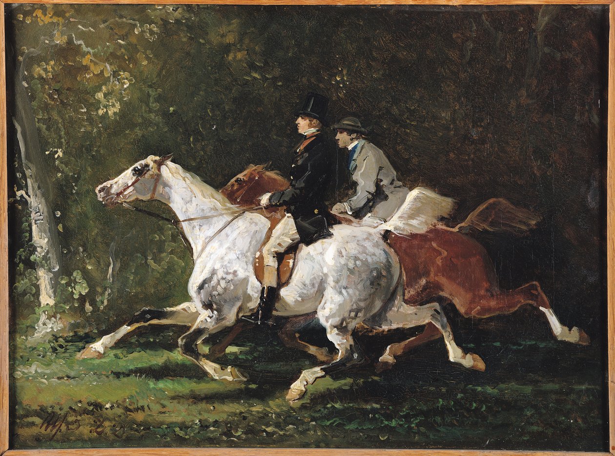 Jeźdźcy autorstwa Alfred Dedreux