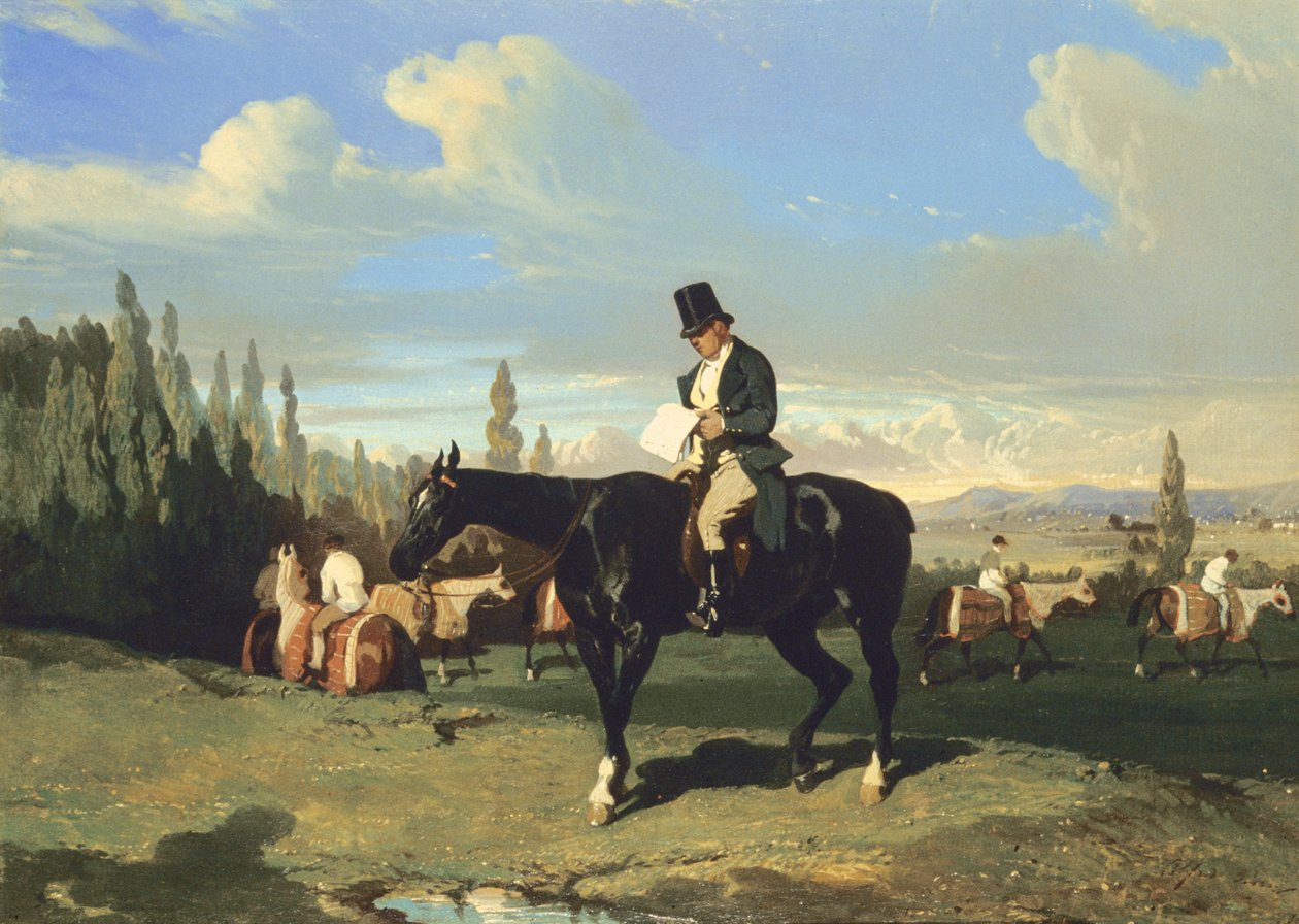 Trener (olej na płótnie) autorstwa Alfred Dedreux