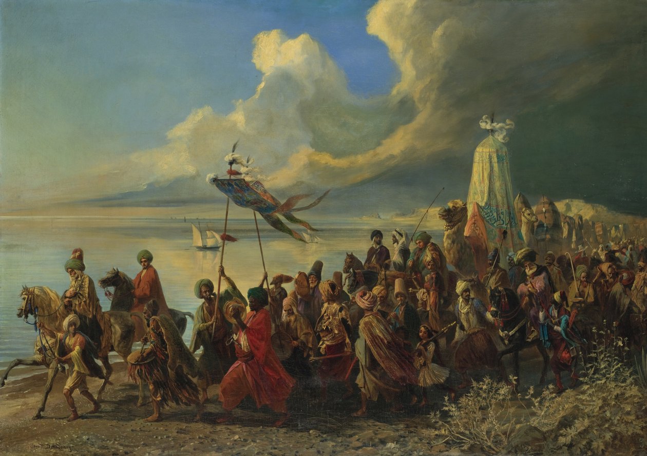 Hadżdż autorstwa Alfred Dehodencq