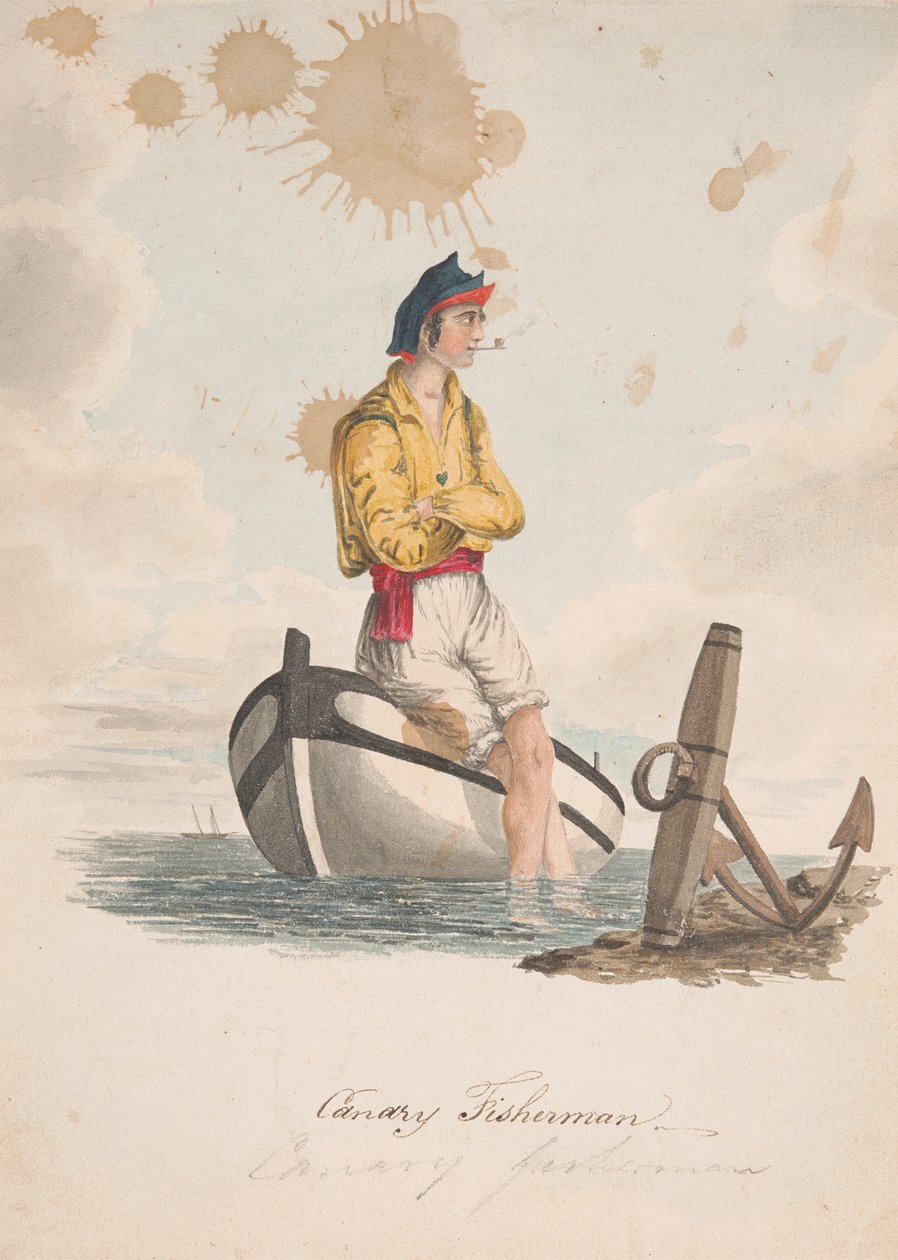 Kanaryjscy rybacy autorstwa Alfred Diston