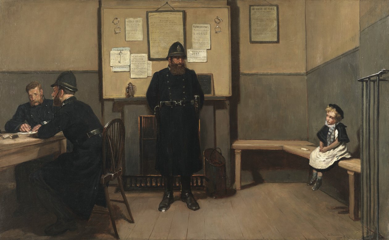 Mile od domu (olej na płótnie) autorstwa Alfred Dixon