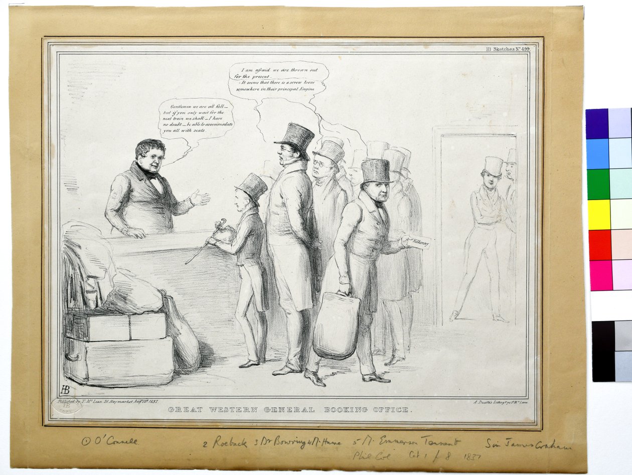 Biuro rezerwacji Great Western General autorstwa Alfred. Ducote