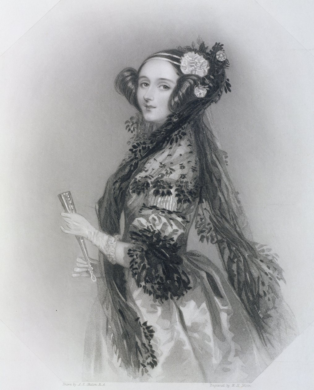 Augusta Ada King, hrabina Lovelace (1815-52), 1852 autorstwa Alfred Edward Chalon
