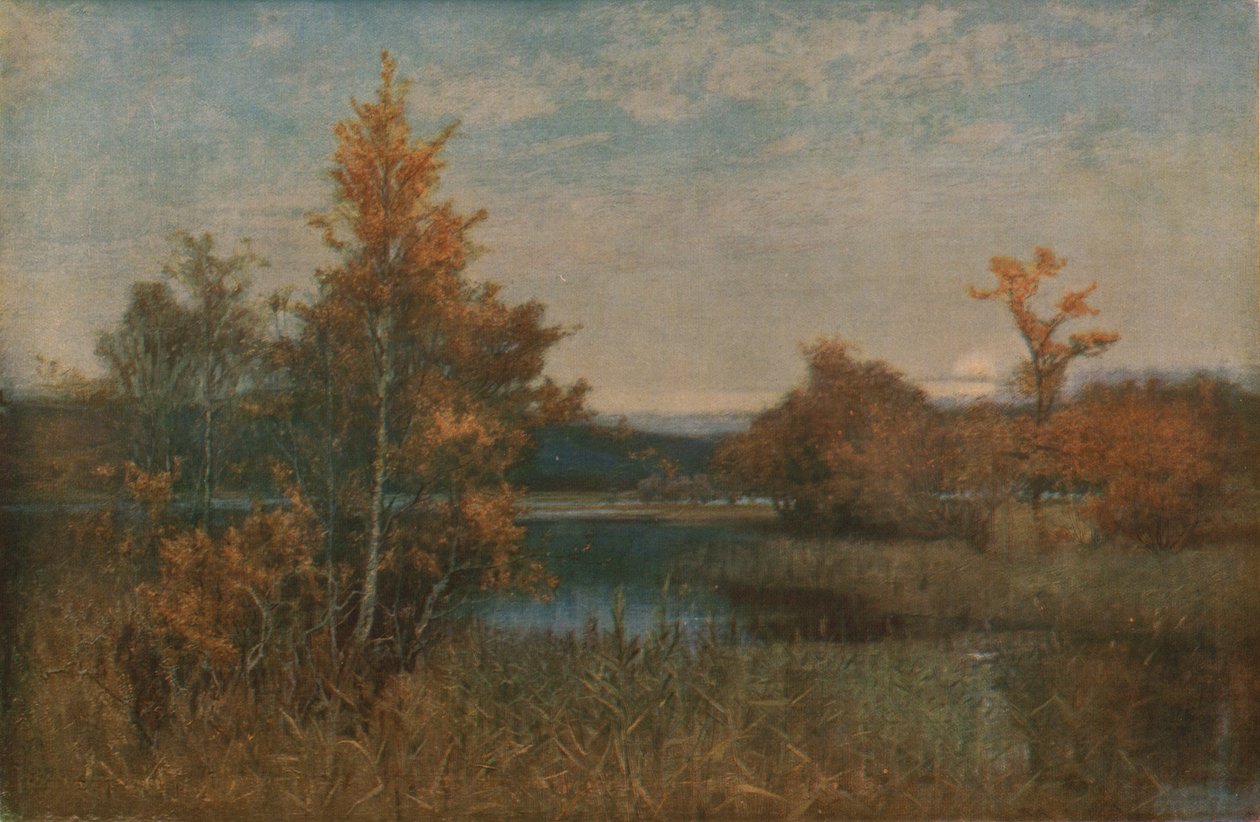 Jesienna poświata, 1886, ok. 1930. autorstwa Alfred East