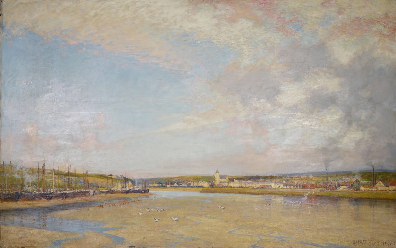 Hayle z Lelant, Kornwalia, 1892. autorstwa Alfred Edward East