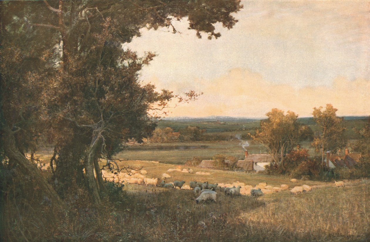 Złota Dolina, ok. 1893, ok. 1930. autorstwa Alfred East