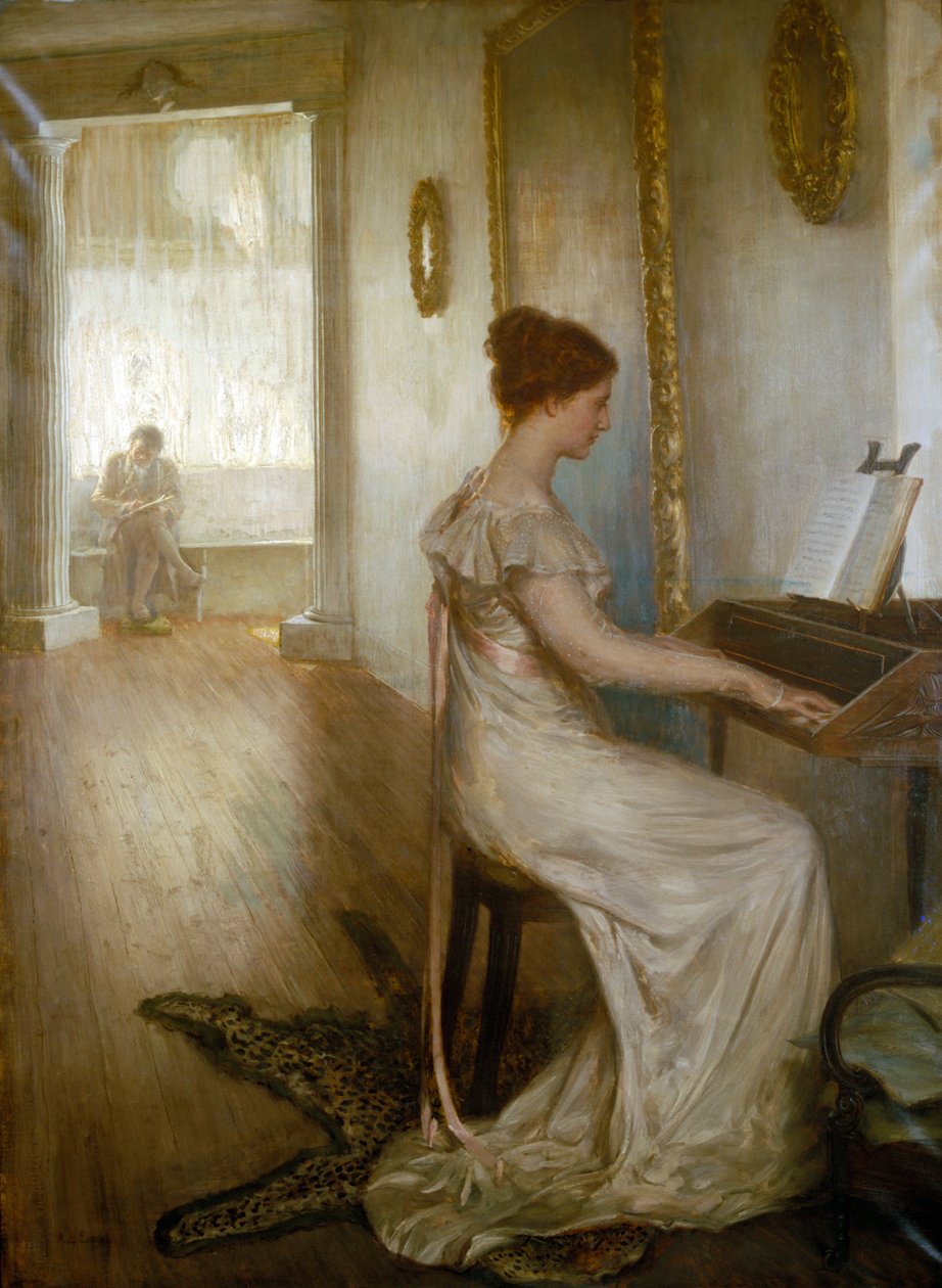 „Sonata Beethovena”, c1868-1918 autorstwa Alfred Edward Emslie