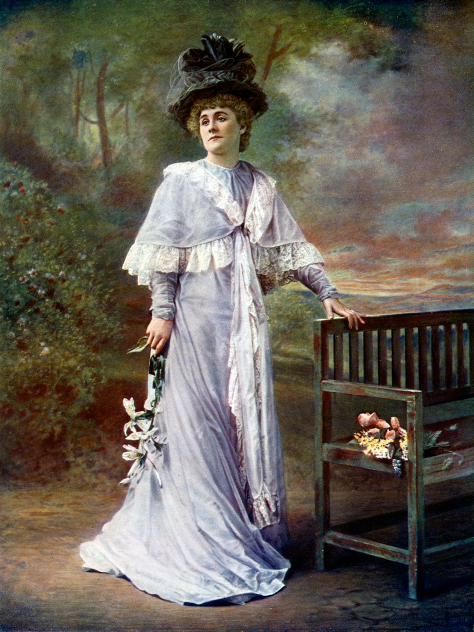 Kate Rorke 1866-1945, angielska aktorka, 1899-1900. autorstwa Alfred Ellis