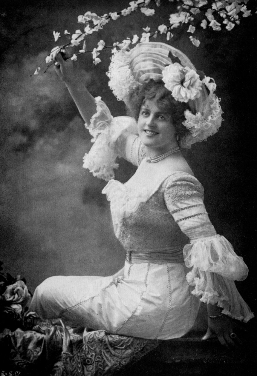 Marie Studholme 1875-1930, angielska aktorka teatralna, 1902-1903. autorstwa Alfred Ellis and Walery