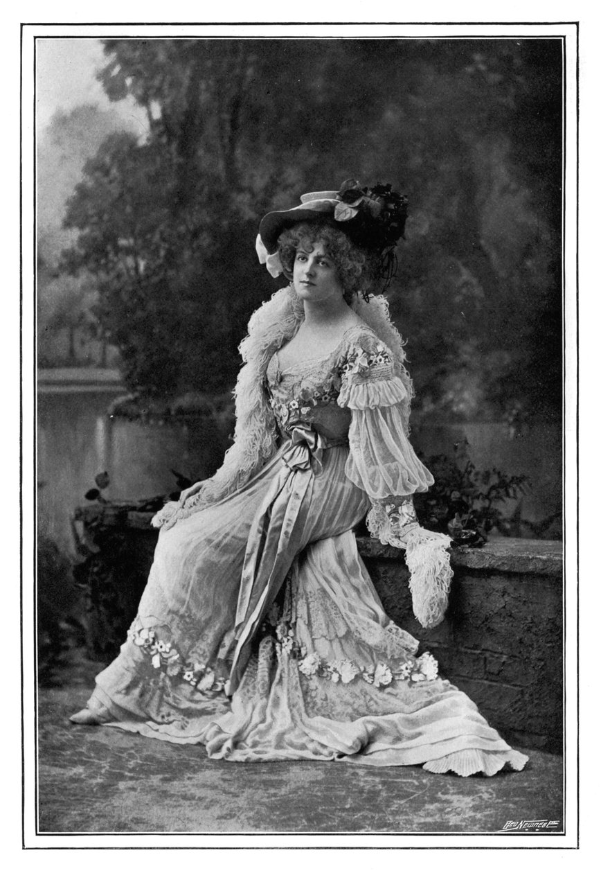 Marie Studholme, angielska aktorka teatralna, 1901. autorstwa Alfred Ellis and Walery