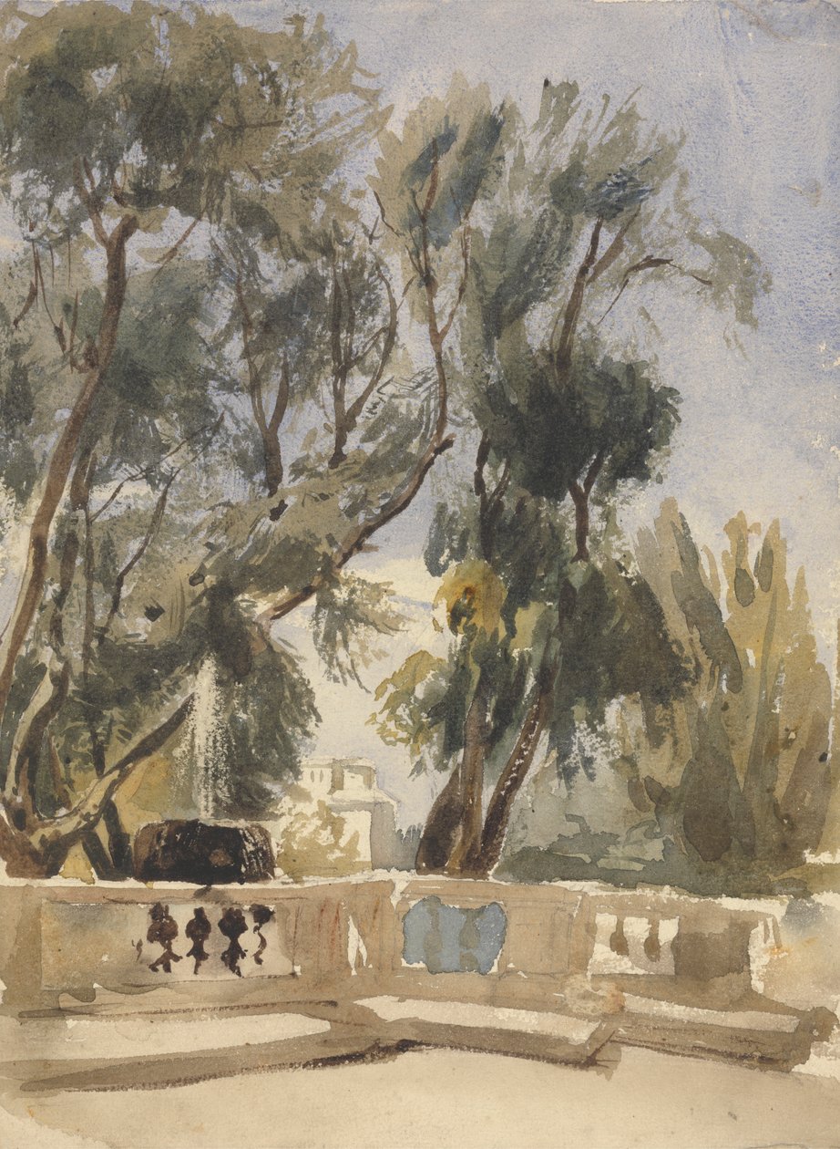 Taras autorstwa Alfred Elmore