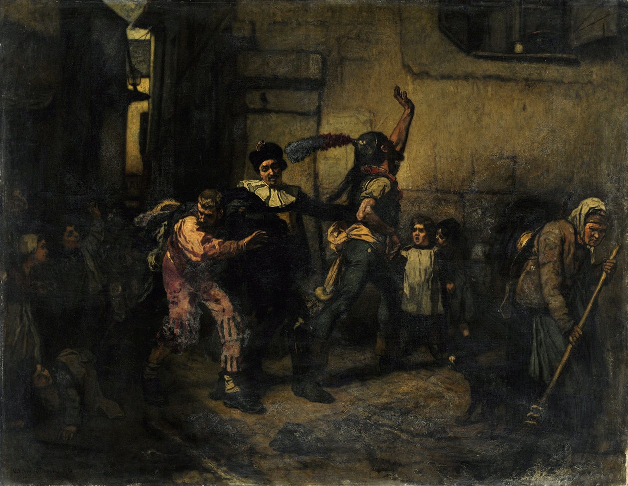 Środa Popielcowa (olej na płótnie) autorstwa Alfred Emile Stevens