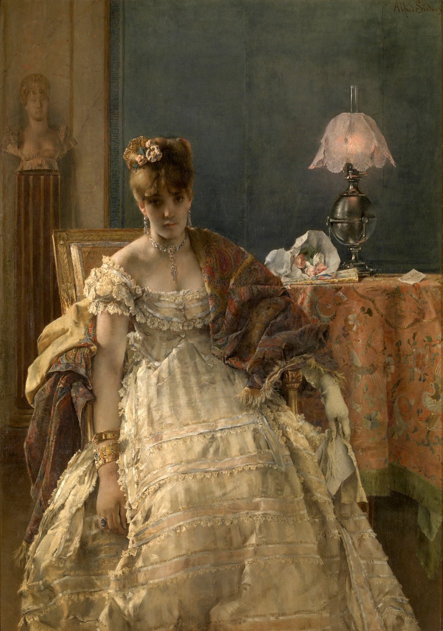 Zdesperowany (olej na desce) autorstwa Alfred Emile Stevens