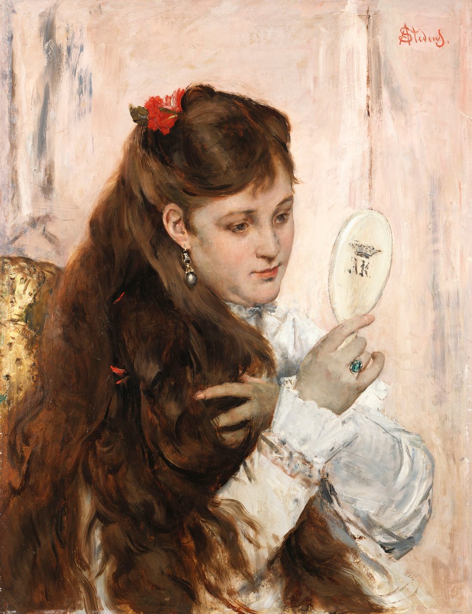 Toaleta autorstwa Alfred Emile Stevens