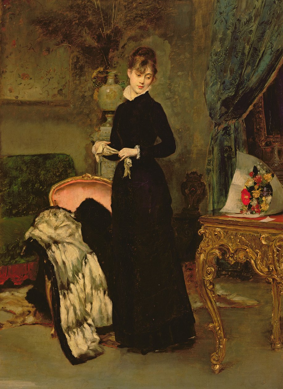 Portret panny de Rohan autorstwa Alfred Emile Stevens