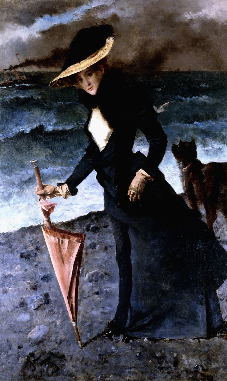 Wicher, 1891 autorstwa Alfred Emile Stevens