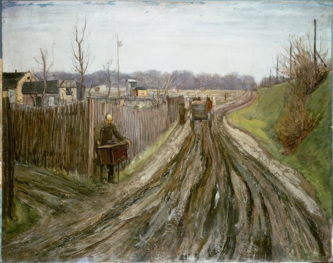 Leierkastenmann autorstwa Alfred Frank