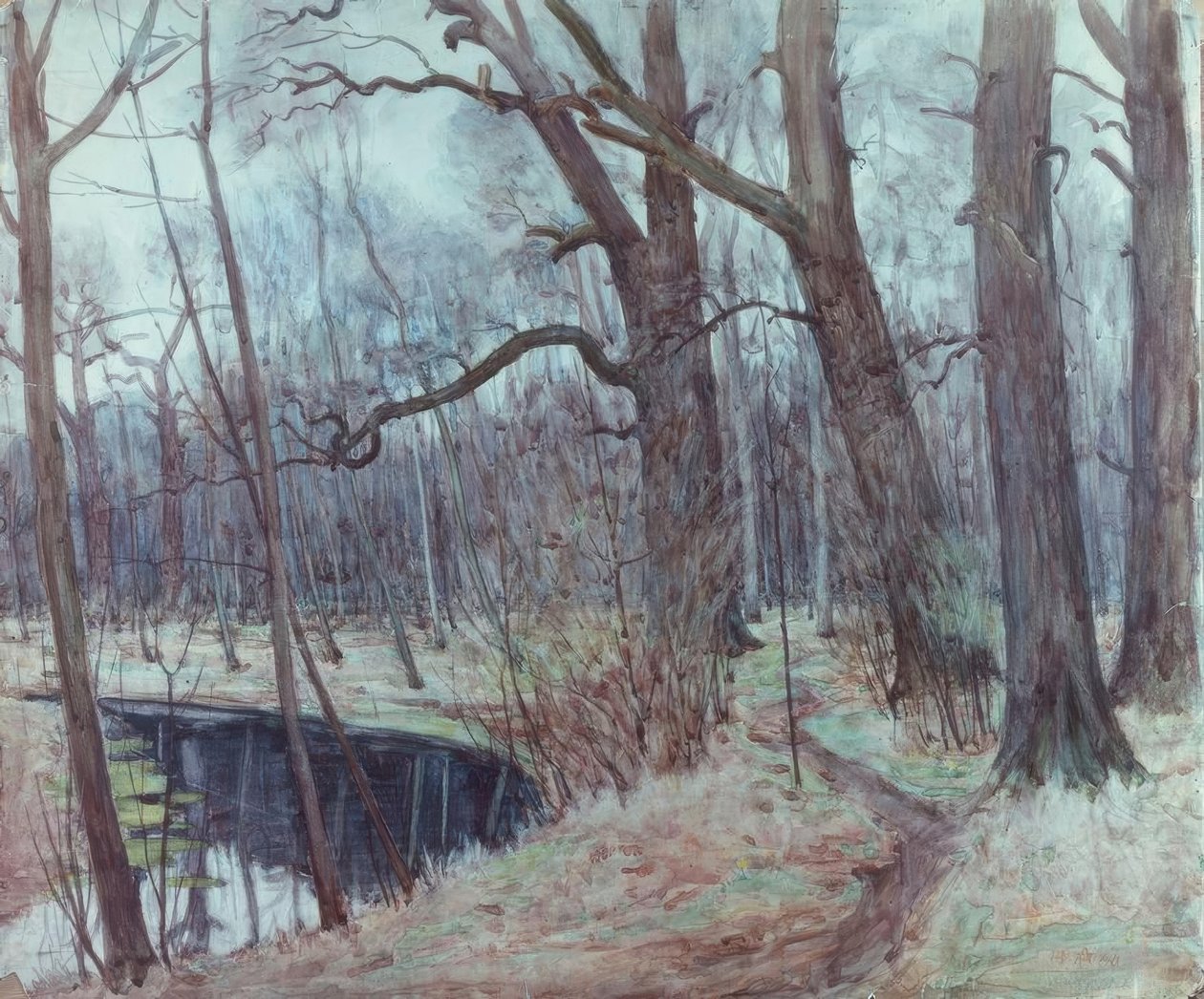 Teren zalewowy Lipska autorstwa Alfred Frank
