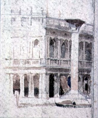 Budynek w Wenecji, niedaleko św. Marka, XIX wiek autorstwa Alfred Emile Stevens