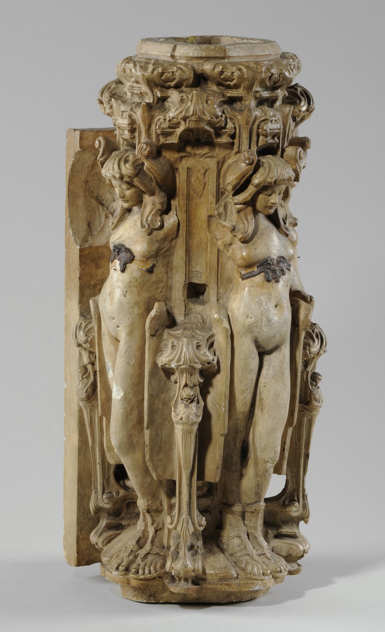 Jedna z 9 makiet do kominka Sama Wilsona, ok. 1908-14 (plaster i szelak) (patrz także 876005-7) autorstwa Alfred Gilbert
