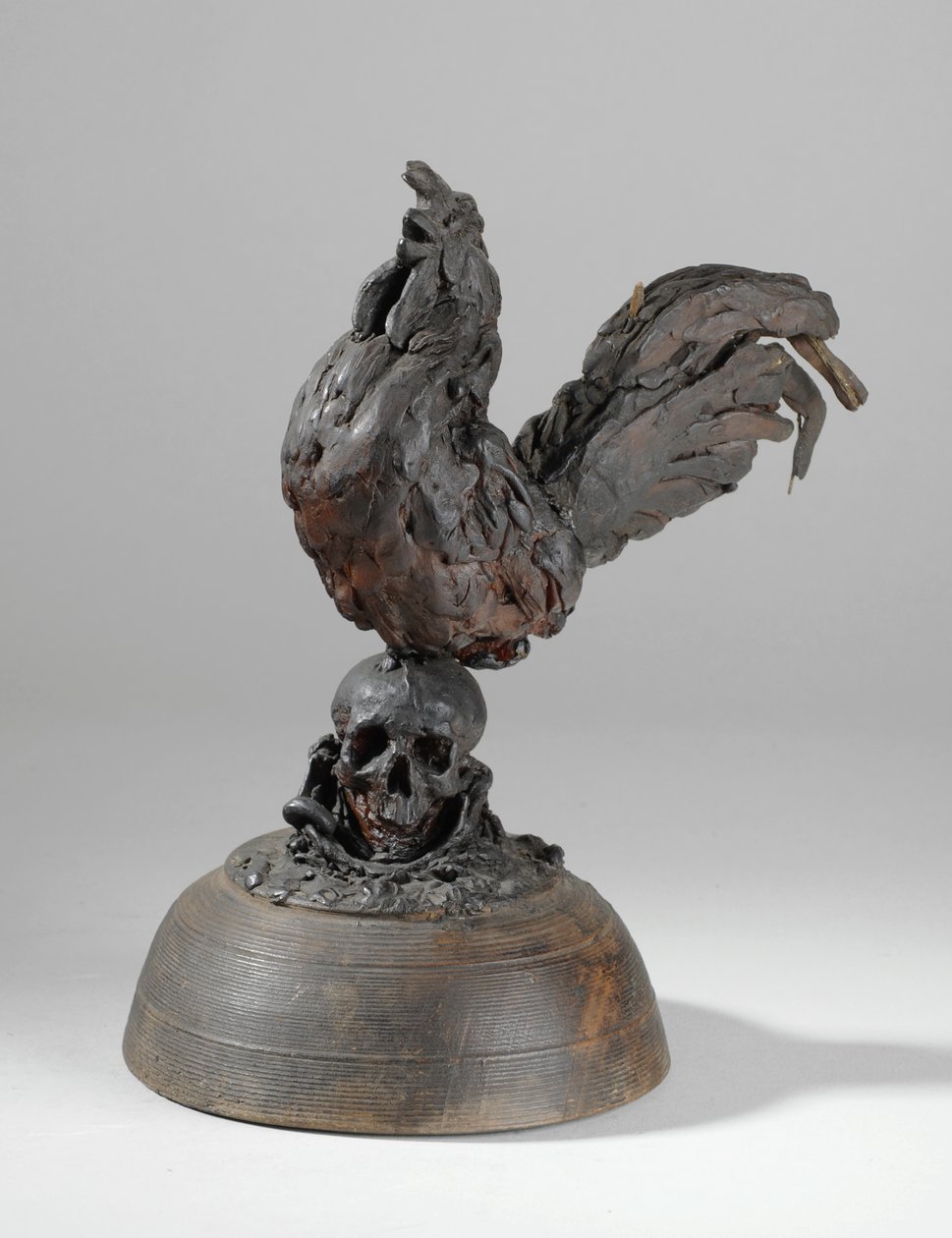 Jedna z 9 makiet do kominka Sama Wilsona, ok. 1908-14 (plaster i szelak) (patrz także 876021) autorstwa Alfred Gilbert