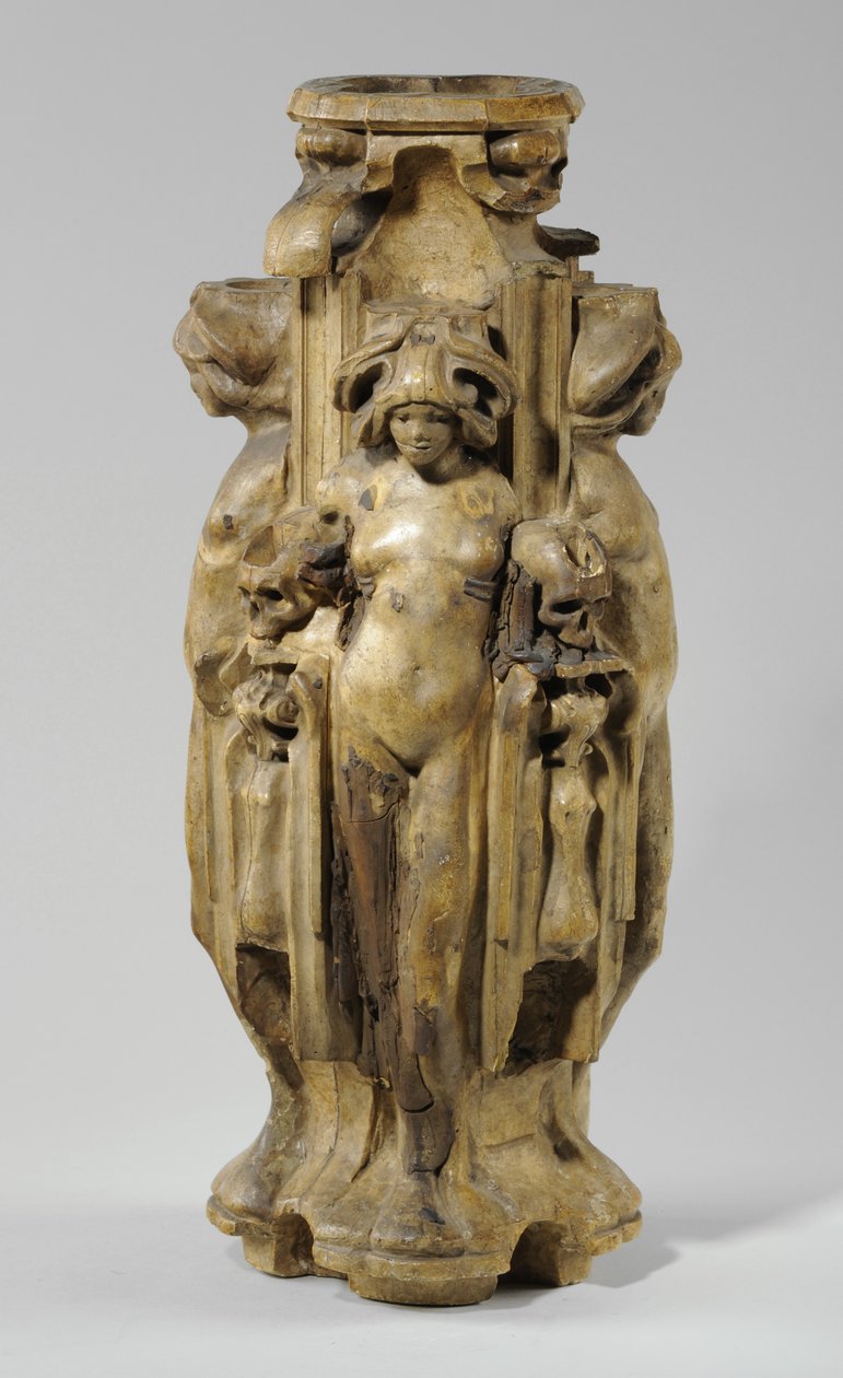 Jedna z 9 makiet do kominka Sama Wilsona, ok. 1908-14 (plaster i szelak) (patrz także 876009-10) autorstwa Alfred Gilbert