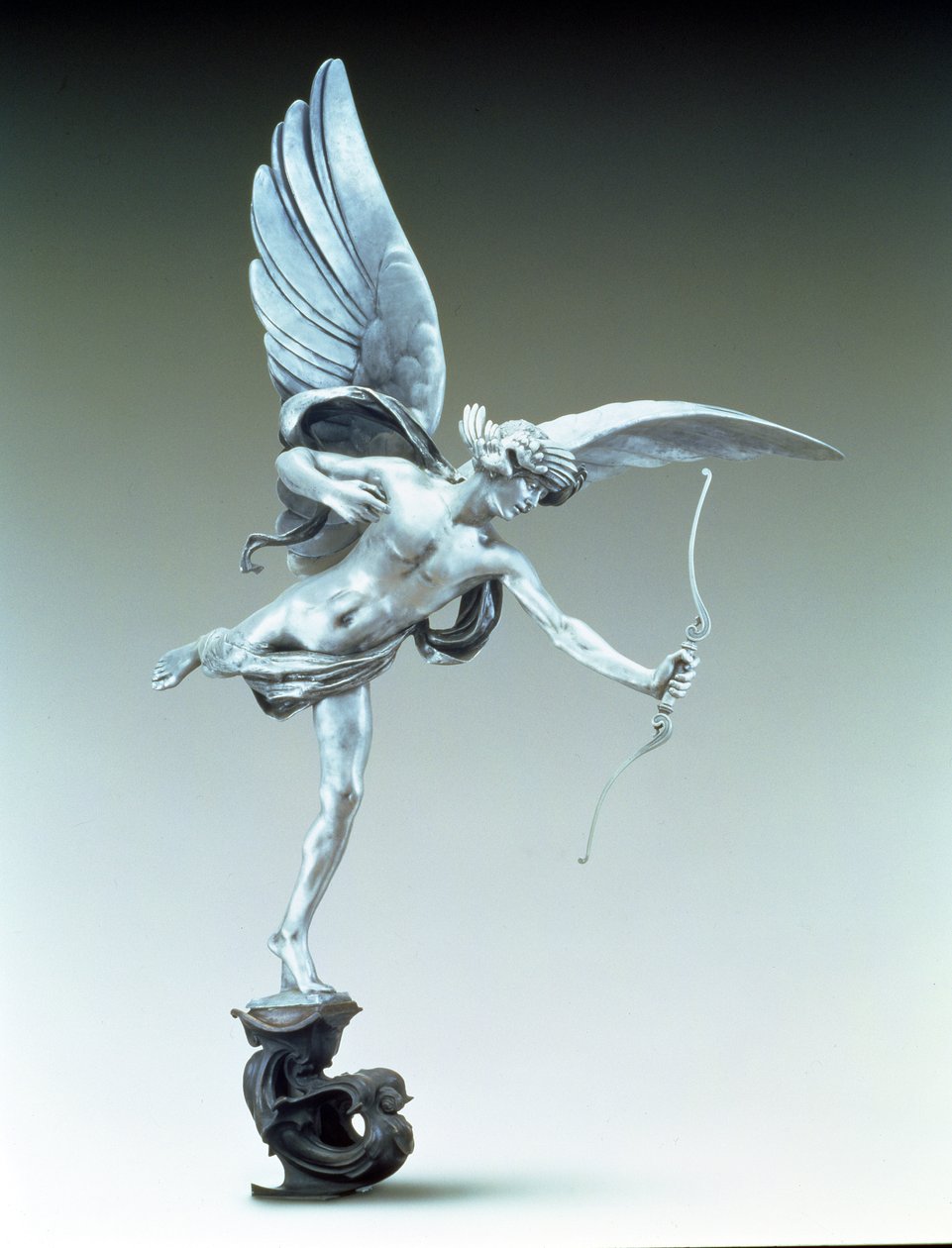 Anioł chrześcijańskiej miłości, replika Erosa z The Shaftesbury Memorial, 1893 (aluminium) autorstwa Alfred Gilbert