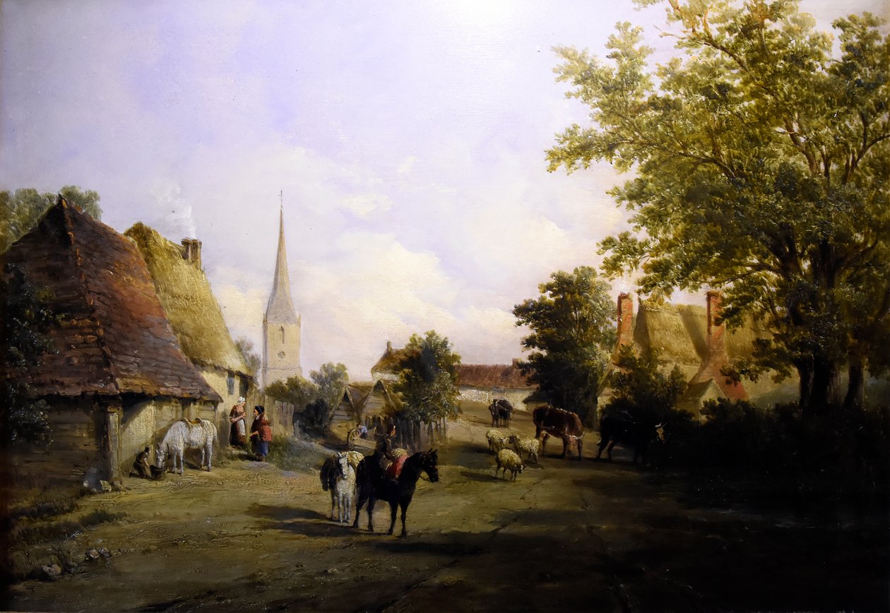 Alfred Vickers (1810-1837) Wioska Hever - zamek Hever 8-05-2017 11-45-48 autorstwa Alfred Gomersal Vickers