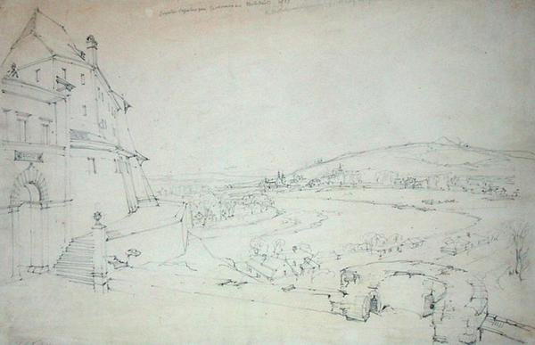 Kraków, 1827 autorstwa Alfred Gomersal Vickers