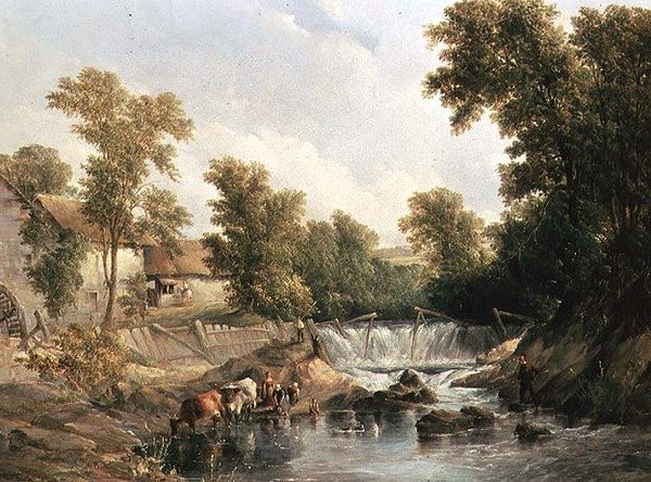 Krajobraz autorstwa Alfred Gomersal Vickers