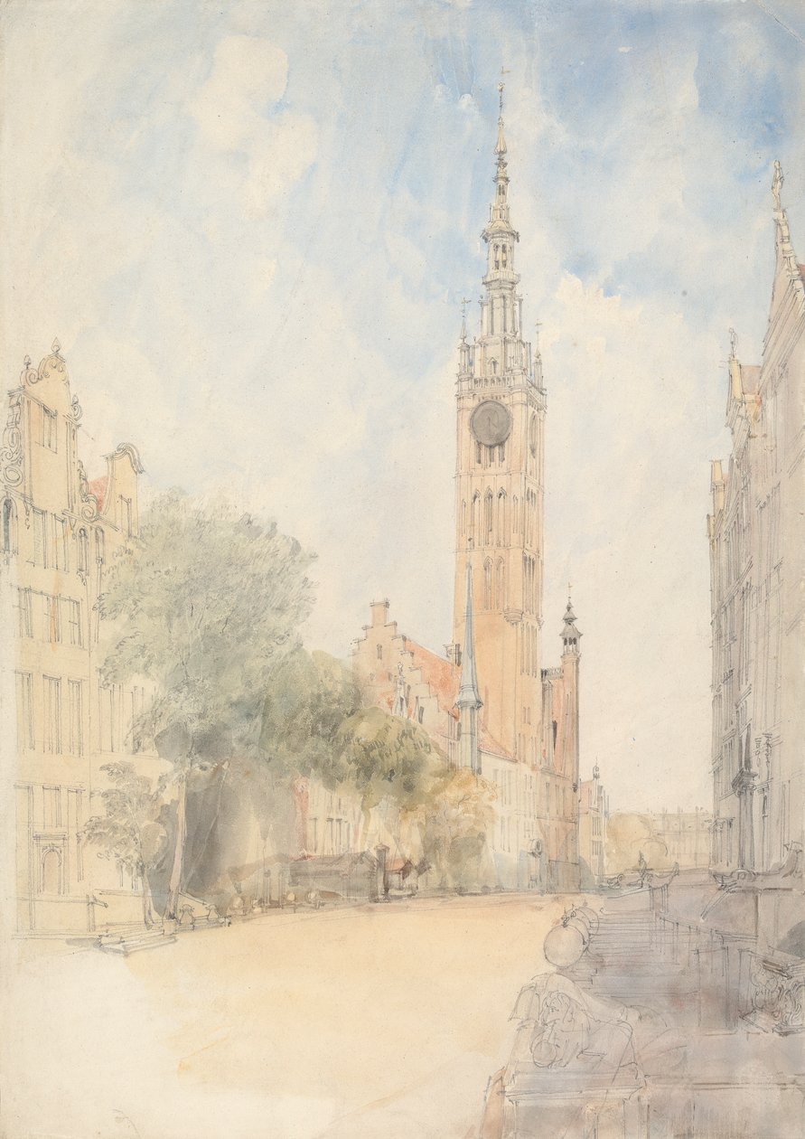 Ratusz, Gdańsk autorstwa Alfred Gomersal Vickers