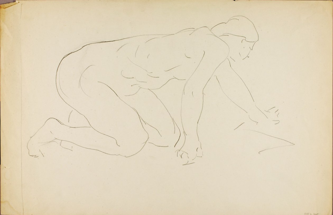 Crawling Nude autorstwa Alfred H. Maurer