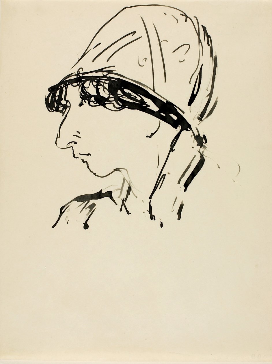 Głowa dziewczyny autorstwa Alfred H. Maurer
