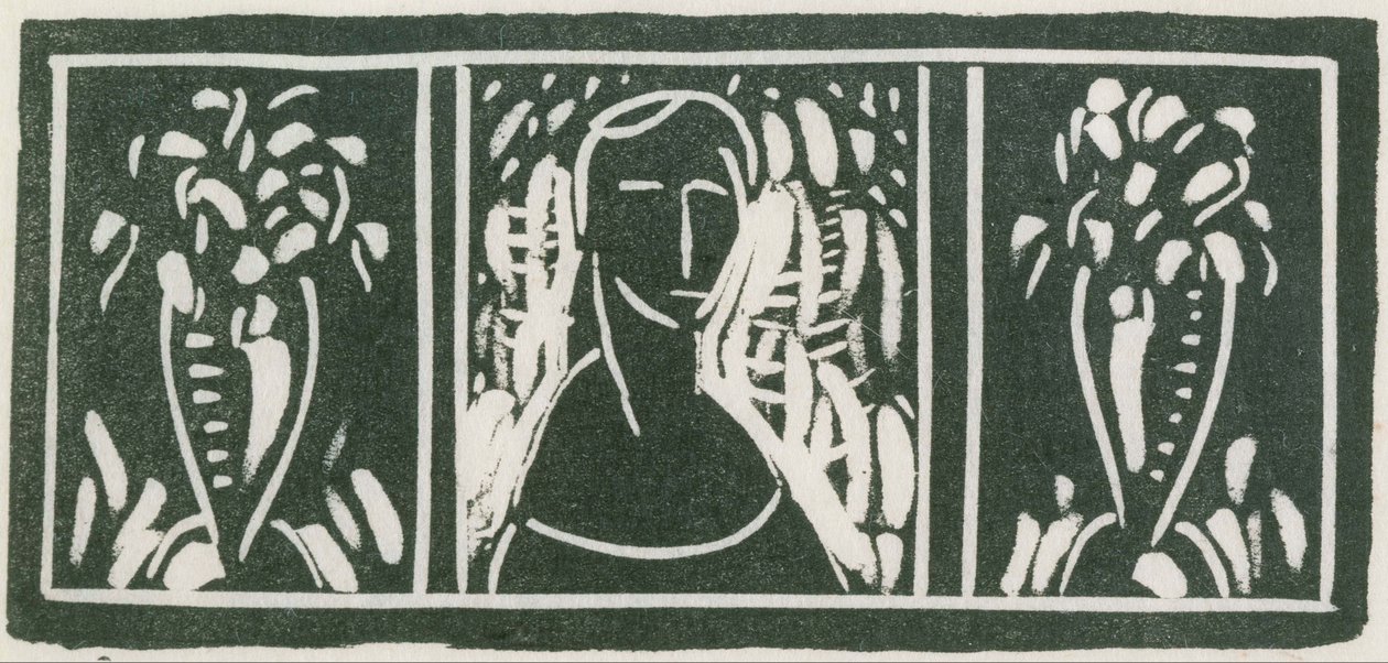 Linoleum wycięte z hołdem przez Sherwooda Andersona autorstwa Alfred H. Maurer