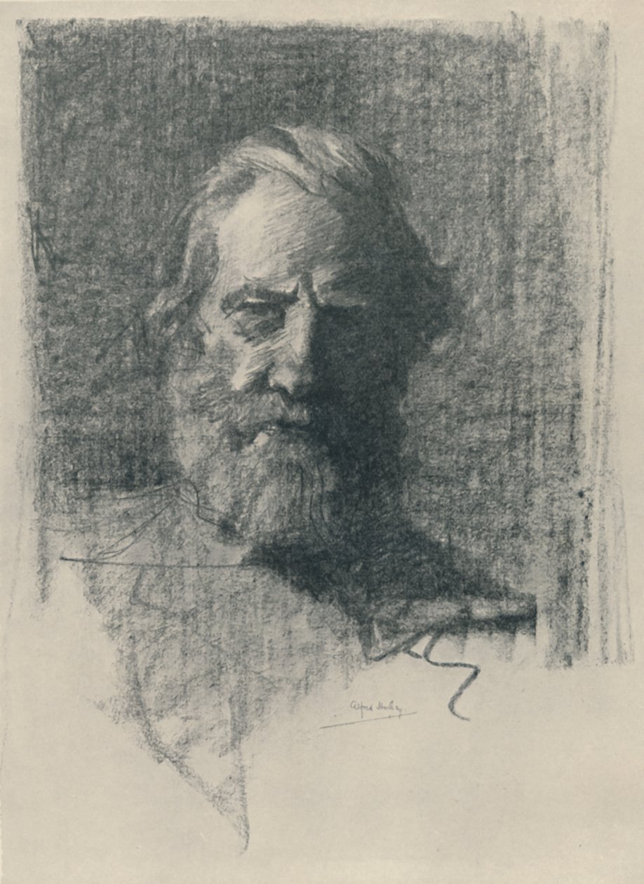 Studium portretowe, 1919 autorstwa Alfred Hartley
