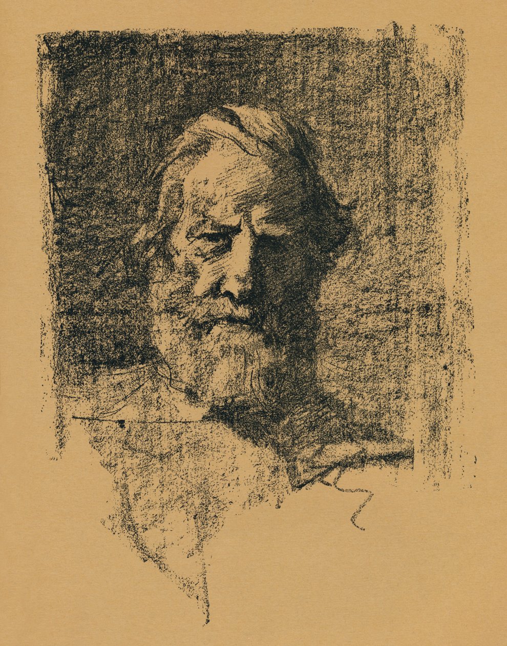 Szkic portretowy, c1895, 1896 autorstwa Alfred Hartley