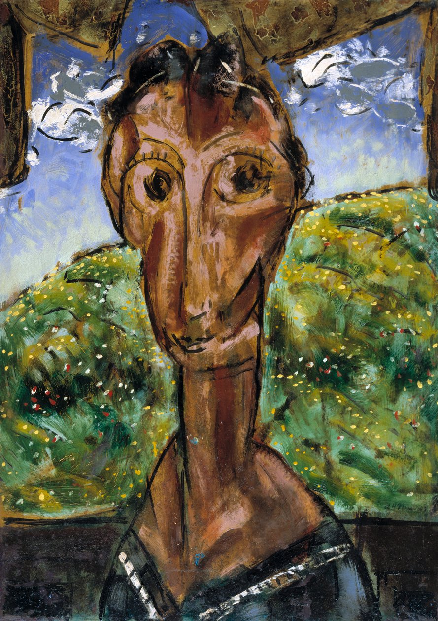 Głowa kobiety, ca. 1929. autorstwa Alfred Henry Maurer