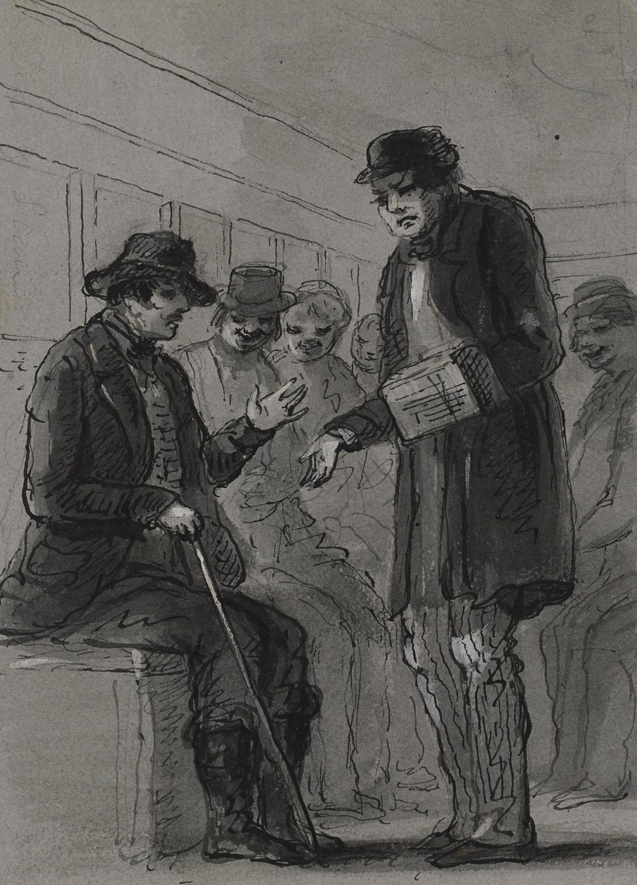 Dotknięty „Jim-Jams” autorstwa Alfred Jacob Miller