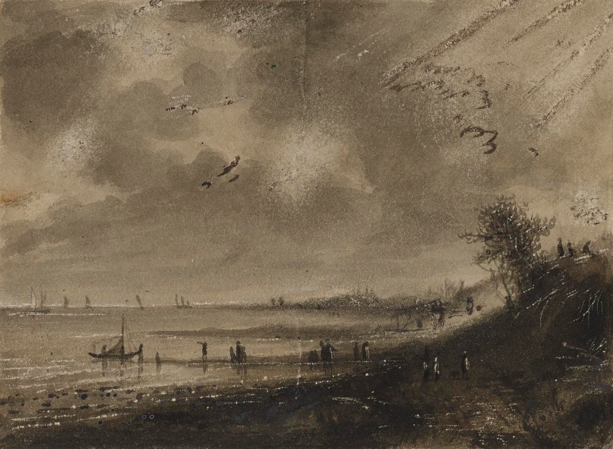Scena nadbrzeżna autorstwa Alfred Jacob Miller