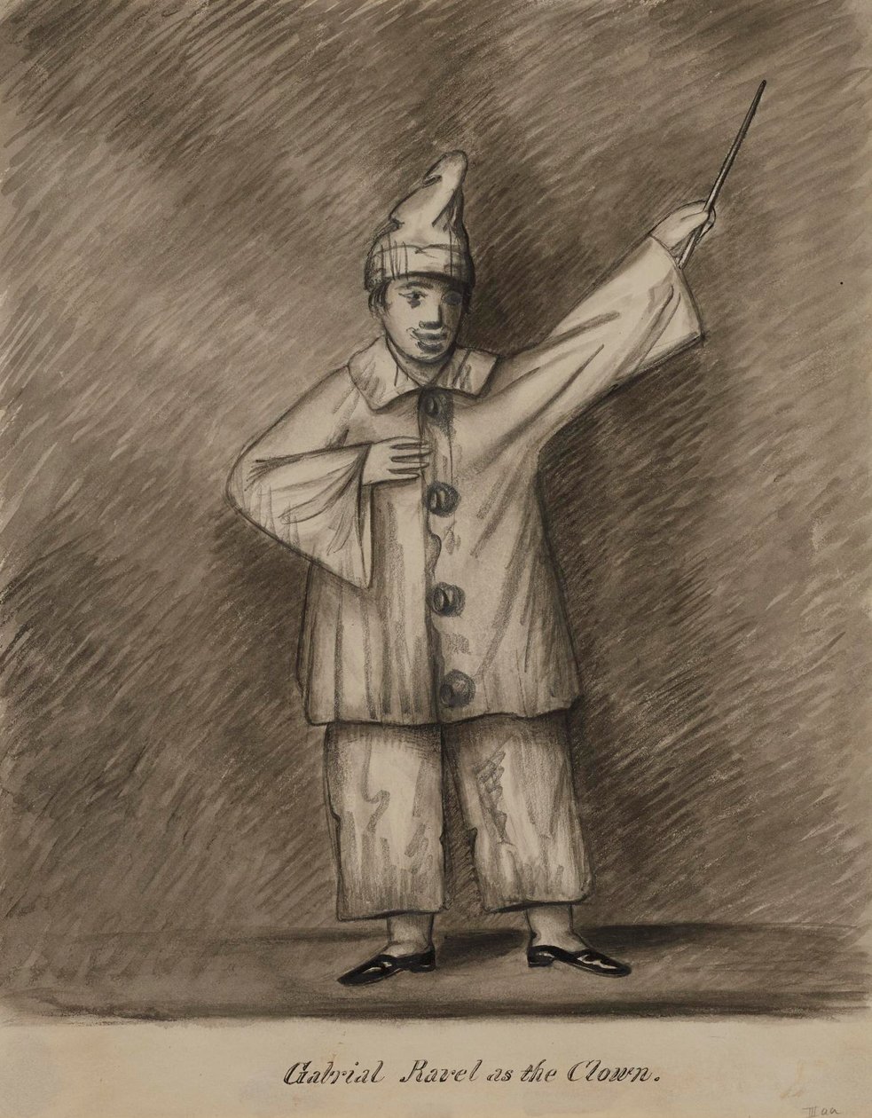 Gabriel Ravel jako klaun autorstwa Alfred Jacob Miller