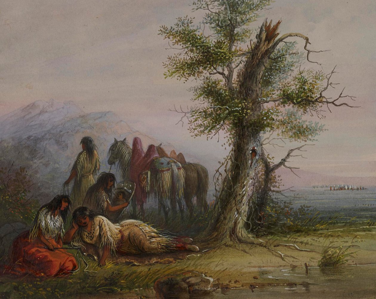 Indianki autorstwa Alfred Jacob Miller