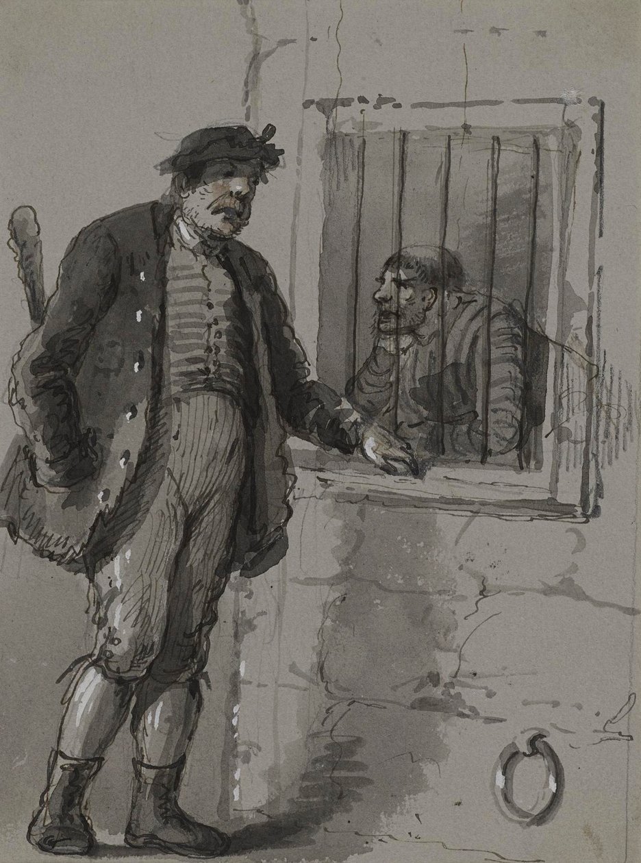 Irlandzka kłótnia autorstwa Alfred Jacob Miller