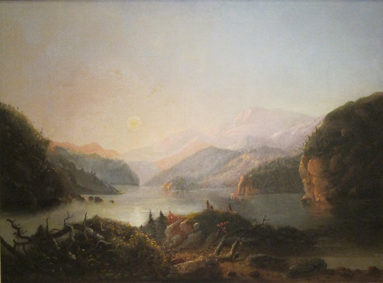 "Lake in the Wind River Country" autorstwa Alfreda Jacoba Millera, Cincinnati autorstwa Alfred Jacob Miller