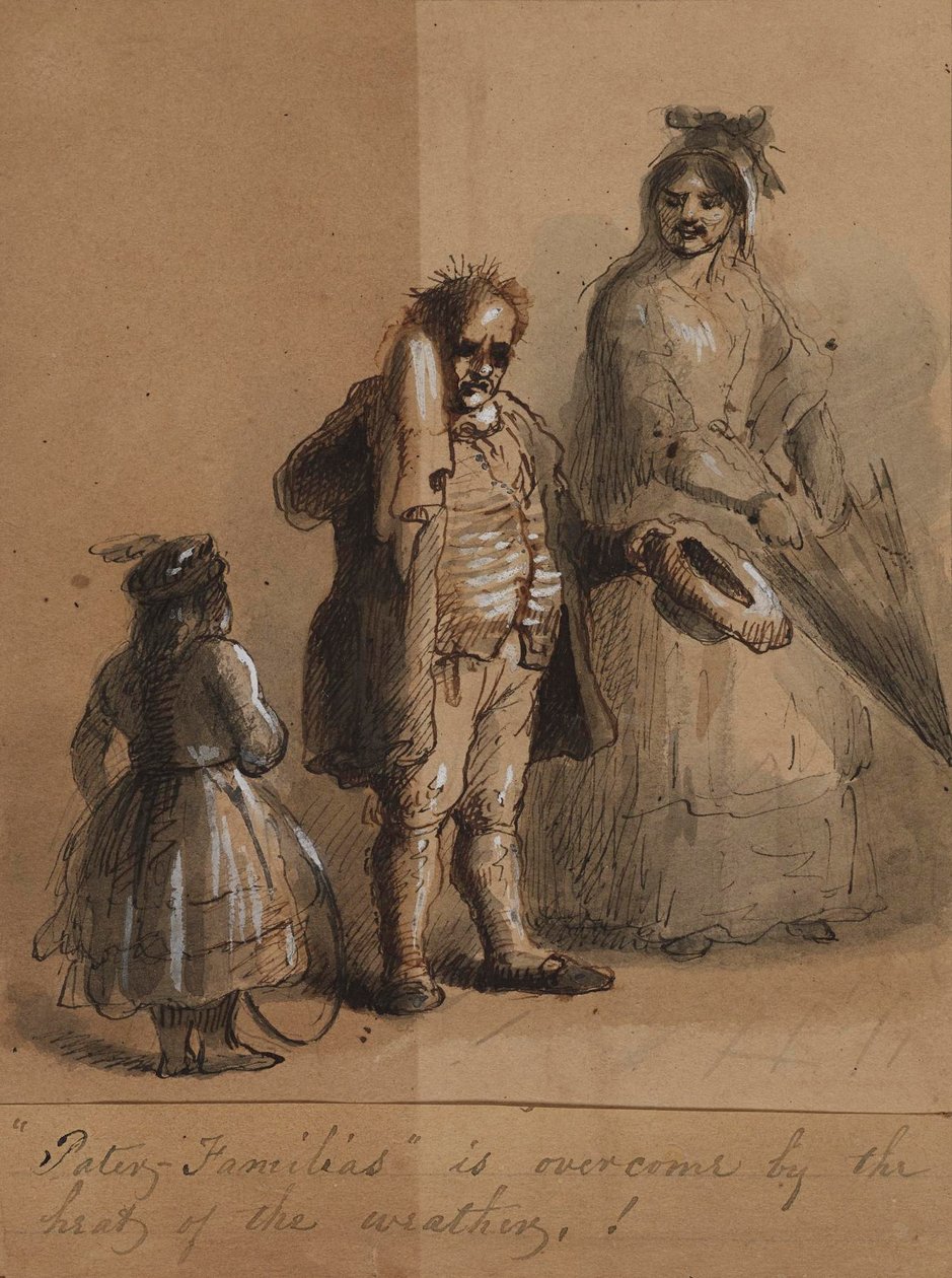 Ojciec rodziny autorstwa Alfred Jacob Miller