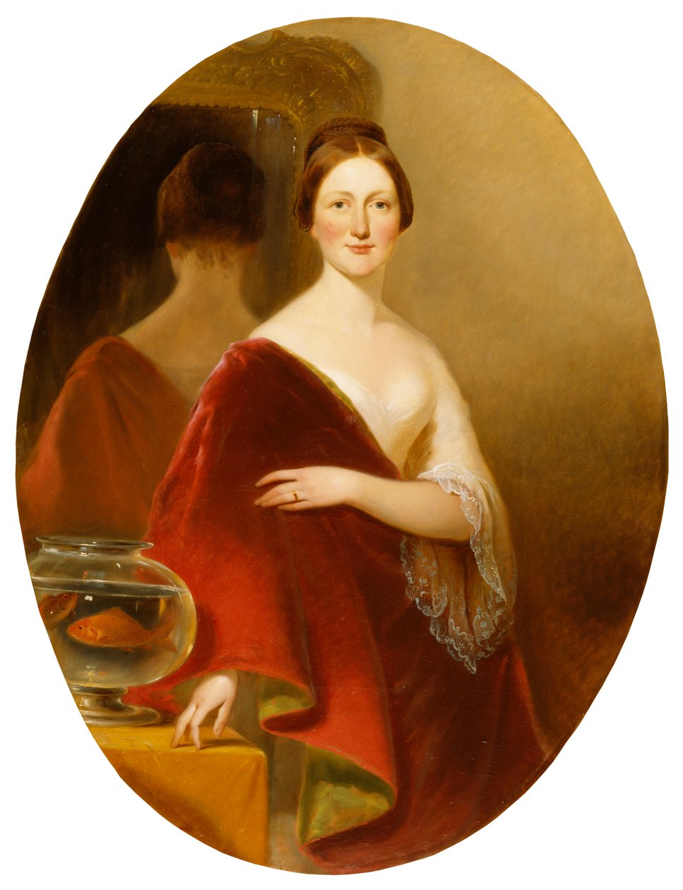 Portret pani Decatur Howard Miller (Eliza Credilla Hare) autorstwa Alfred Jacob Miller