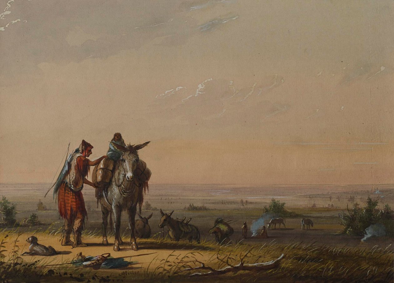 Poszukiwacze korzeni autorstwa Alfred Jacob Miller