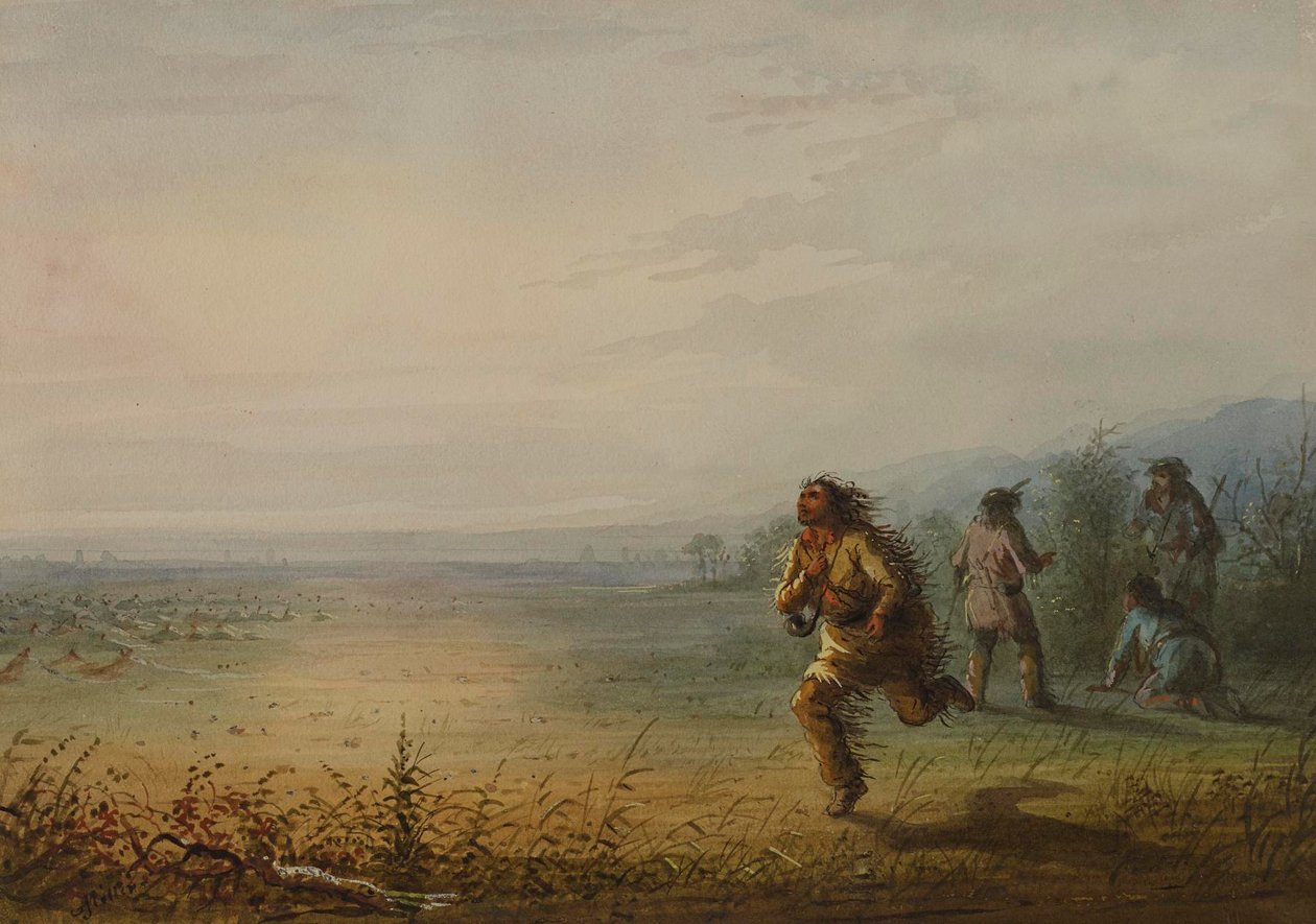 Łowca pszczół autorstwa Alfred Jacob Miller