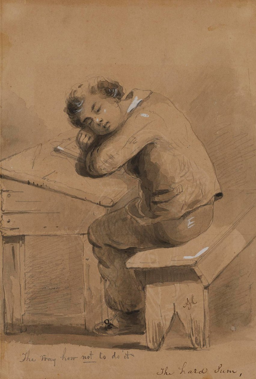 Trudne zadanie autorstwa Alfred Jacob Miller