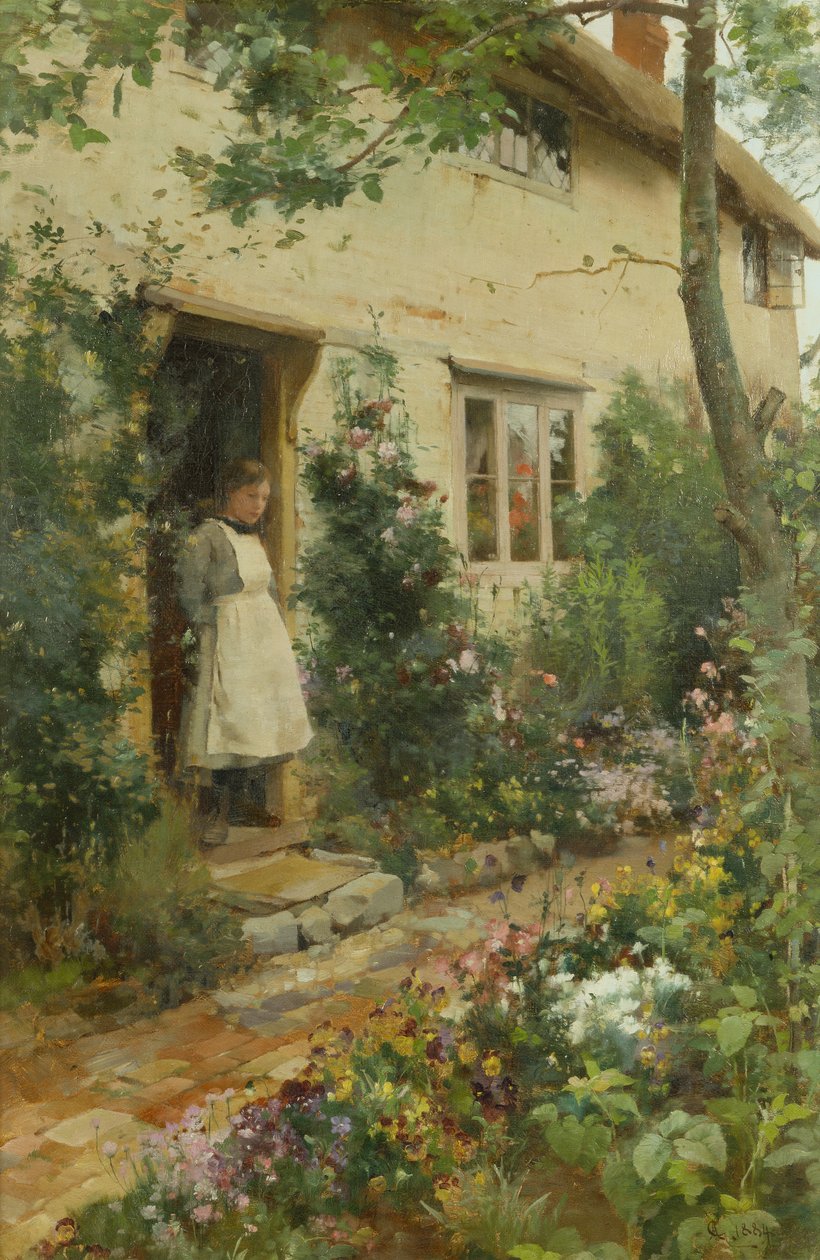 Ogród przy domku autorstwa Alfred Jr. Glendening